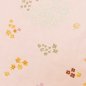 Preview: Baumwolle beschichtet - Blumen - rosa metallic - Crafted Nature - Rico Design